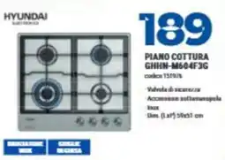 Elettrosintesi Piano cottura Hyundai offerta