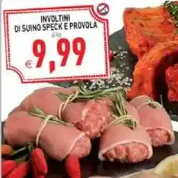 Pim Supermercati Involtoni di suino speck e provola offerta