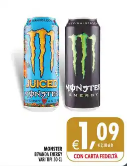 Deco Superstore Monster bevanda energy offerta