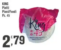 Conté Supermercati King Piatti Piani/Fondi offerta