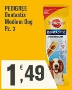 Conté Supermercati Pedigree Dentastix Medium Dog offerta