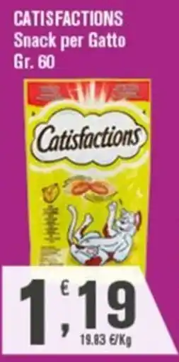 Conté Supermercati Catisfactions Snack per Gatto offerta