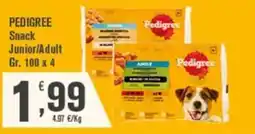 Conté Supermercati Pedigree Snack Junior/Adult offerta