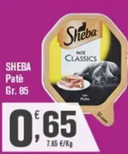 Conté Supermercati Sheba Patè Classics offerta