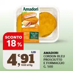 Ok Sigma Amadori Cordon Bleu Prosciutto e Formaggio offerta