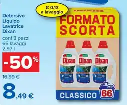Carrefour Iper Detersivo Liquido Lavatrice Dixan offerta