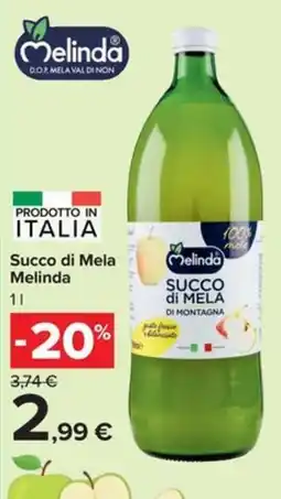 Carrefour Iper Succo di Mela Melinda offerta