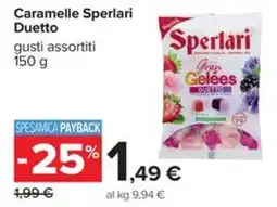 Carrefour Iper Caramelle Sperlari Duetto offerta
