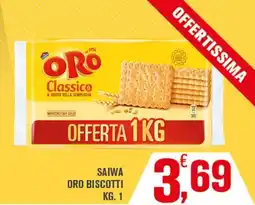 Conté Supermercati Saiwa Oro Biscotti offerta
