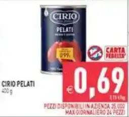Pim Supermercati Cirio pelati offerta