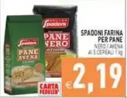 Pim Supermercati Spadoni pane nero/avena offerta