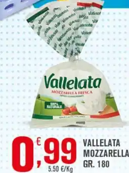 Conté Supermercati Vallelata Mozzarella Fresca offerta