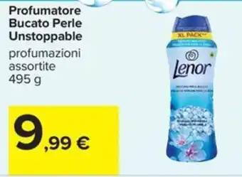 Carrefour Iper Profumatore Bucato Perle Unstoppable Lenor offerta