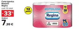 Carrefour Iper Carta Igienica Rotoloni Regina offerta