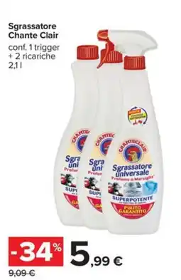 Carrefour Iper Sgrassatore universale Chante Clair offerta