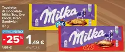 Carrefour Iper Milka Tuc offerta
