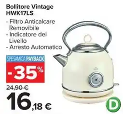 Carrefour Iper Bollitore Vintage offerta