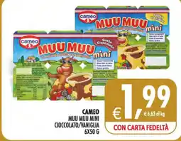 Deco Superstore Cameo Muu Muu Mini Cioccolato/Vaniglia offerta