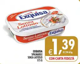 Deco Superstore Exquisa spalmabile senza lattosio offerta