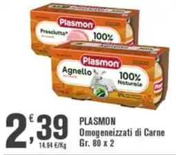 Conté Supermercati Plasmon Omogeneizzati di Carne offerta