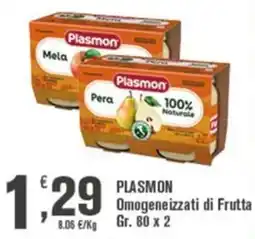 Conté Supermercati Plasmon Omogeneizzati di Frutta offerta