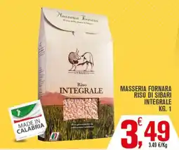 Conté Supermercati Masseria Fornara Riso Integrale offerta