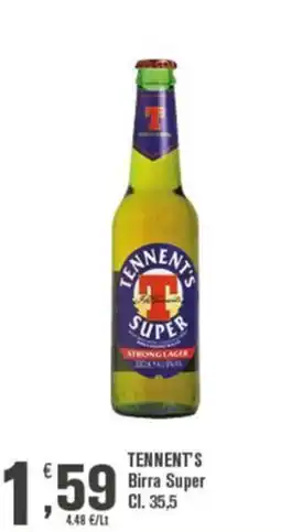 Conté Supermercati Tennent's Birra Super offerta