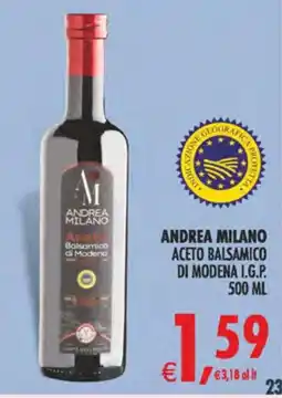 Deco Iperstore Andrea Milano Aceto Balsamico di Modena I.G.P. offerta