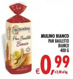 Deco Superstore Mulino Bianco Pan Bauletto Bianco offerta