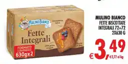 Deco Superstore Mulino Bianco Fette Integrali offerta