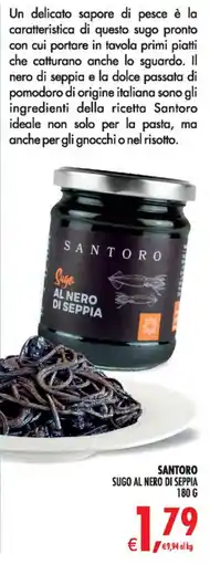 Deco Iperstore Santoro Sugo al nero di seppia offerta