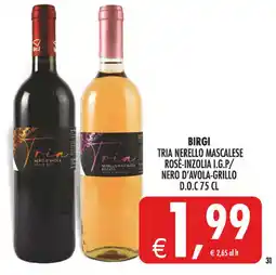 Deco Iperstore Birgi Triâ Nero d'Avola offerta