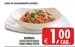 Deco Superstore Bormioli Eclissi piatto bianco piano/fondo/frutta offerta