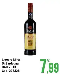 Centro Cash Liquore Mirto Di Sardegna RAU offerta