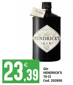 Centro Cash Gin HENDRICK'S offerta