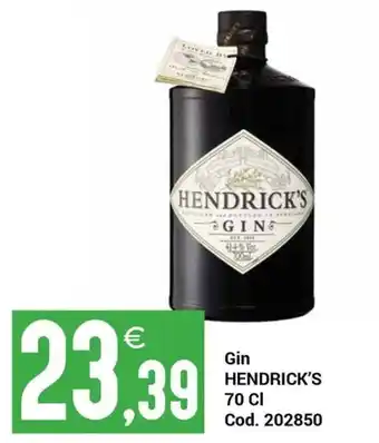 Gin HENDRICK'S