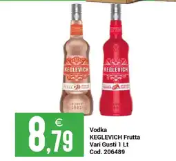 Centro Cash Vodka KEGLEVICH Frutta offerta