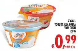 Deco Supermercati Zymil yogurt alla greca offerta