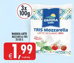 Deco Supermercati Ragusa Latte Mozzarella Tris offerta