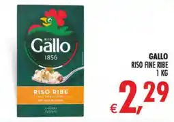 Deco Supermercati Gallo Riso Ribe offerta