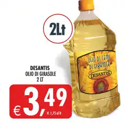Deco Supermercati Olio di girasole Desantis offerta