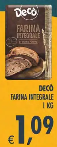 Deco Supermercati Decò farina integrale offerta