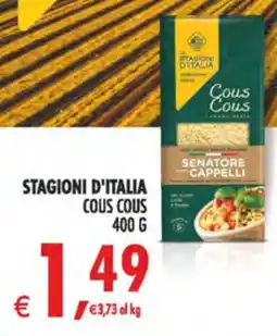 Deco Supermercati Stagioni d'Italia cous cous offerta
