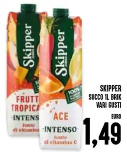 Al Discount Skipper succo vari gusti offerta