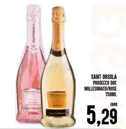 Al Discount Sant Orsola Prosecco Doc Millesimato/Rose offerta