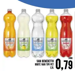 Al Discount San Benedetto bibite vari tipi PET offerta
