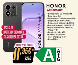 Fiducia & Convenienza Honor 600 Smart offerta