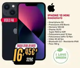 Fiducia & Convenienza iPhone 13 Mini rigenerato offerta
