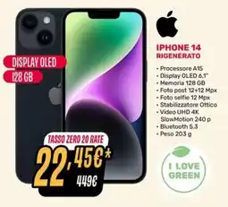 Fiducia & Convenienza iPhone 14 rigenerato offerta