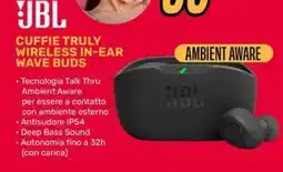 Fiducia & Convenienza JBL Cuffie Truly Wireless In-Ear Wave Buds offerta